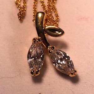 CZ necklace Cherry design